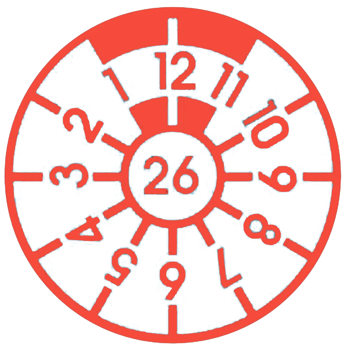 TÜV-Plakette Symbol